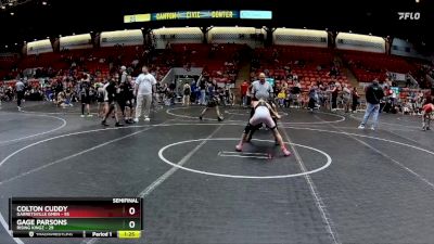 88 lbs Semifinal - Gage Parsons, Rising Kingz vs Colton Cuddy, GARRETSVILLE GMEN