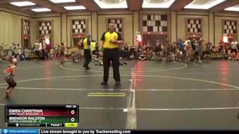38 lbs Round 3 (6 Team) - Owen Christman, Steel Valley Renegades vs Brendon Ralston, Florida Scorpions WC