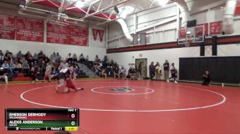 JV-18 lbs Round 1 - Alexis Anderson, Solon vs Emerson Dermody, Williamsburg