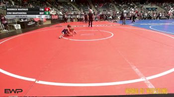 46 lbs 2nd Place - Rodrick Waitkus, Team Tulsa Wrestling Club vs Cru Mantanona, MANTANONA-TC
