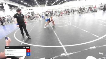 72 lbs Semifinal - Anaya Patacsil, Mat Demon WC vs Brooklynn Cline, Maize WC