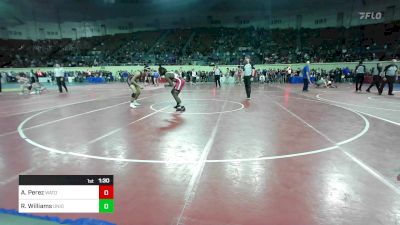 150 lbs Round Of 16 - Ayden Perez, Watonga vs Reyon Williams, Union