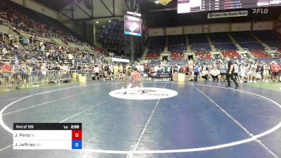 132 lbs Rnd Of 128 - Jaden Perez, NJ vs Javarien Jeffries, MO