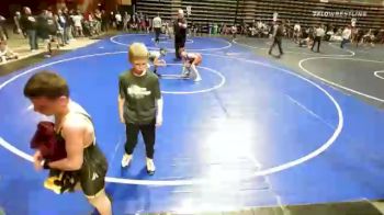 90 lbs Consi Of 4 - Nathaniel Hall, 307 Wrestling vs Bode Minder, Governor Wrestling