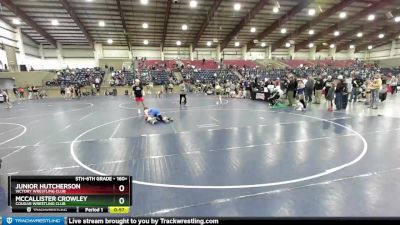 160+ Round 2 - McCallister Crowley, Cougar Wrestling Club vs Junior Hutcherson, Victory Wrestling Club