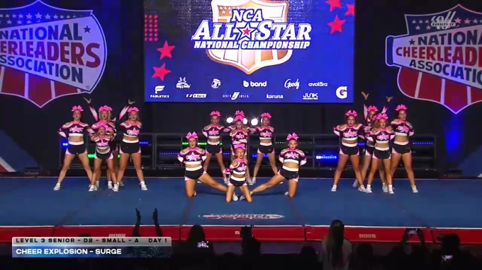 Cheer Explosion - Surge [2026 L3 Senior - D2 - Small - A Day 1] 2026 ...