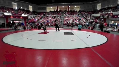 82 lbs Final - Malea Hawkins, Tulsa Union Girls vs Breea Florez, Catoosa High School Girls
