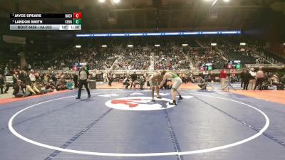 4A-285 lbs 1st Place Match - Landon Smith, Kelly Walsh vs Jayce Spears, Natrona County