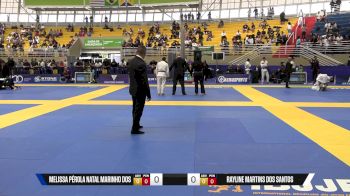 Rayline Martins Dos Santos vs Melissa Pérola Natal Marinho Dos 2025 Brasileiro Jiu-Jitsu IBJJF