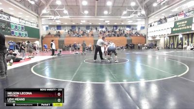 215 lbs Cons. Round 7 - Nelson Lecona, Dana Hills vs Levi Means, Yucaipa