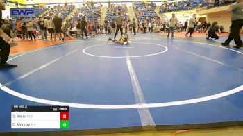 100-110 lbs Rr Rnd 2 - Daniel Wear, Tiger Trained Wrestling vs Cristian Monroy, Tulsa Blue T Panthers