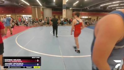 126 lbs Semifinal - Dominic Wilson, Rockwall Training Center vs Hayden Upchurch, Warrior Trained Wrestling