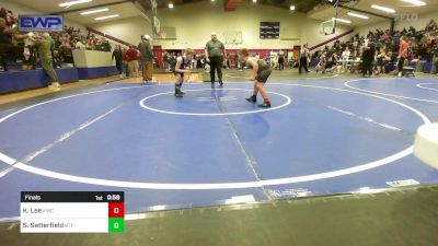 90 lbs Final - Kane Lee, Keystone Wrestling Club vs Sam Satterfield, Tulsa Blue T Panthers