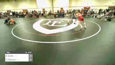 79 kg Cons 16 #2 - Brody Conley, Ohio vs Gunner Filipowicz, Woodward Academy High School Wrestling