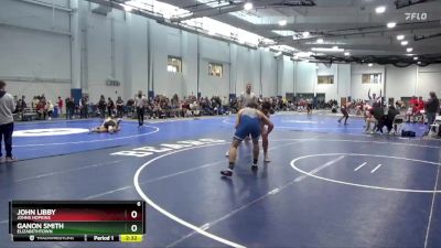 184 lbs Quarterfinal - Ganon Smith, Elizabethtown vs John Libby, Johns Hopkins