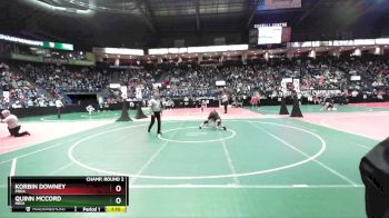 160 lbs Champ. Round 2 - Korbin Downey, PROA vs Quinn McCord, MED1
