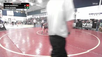 115 lbs Cons. Semi - Olivia Valenzuela, Esperanza vs Olive Lechiara, Temecula Valley