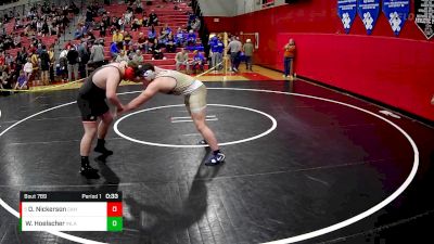 285 lbs 3rd Place Match - Owen Nickerson, Corry Area Hs vs William Hoelscher, Indian Land