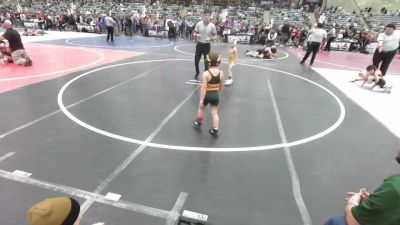 52 lbs Round Of 16 - Carter Ramos, Argonaut Jr Mustangs vs Cal Downing, Wyoming Underground