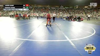 B3A-144 lbs Cons. Semi - Mason Young, Blackwell vs Asher Digby, Davis