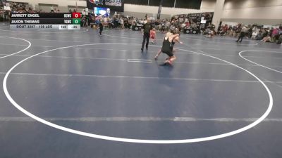 138 lbs Cons. Rd Of 64 - Jarrett Engel, Delaware County Wrestling Club vs Jaxon Themas, Young Guns Wrestling Club