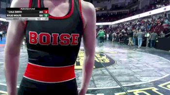 120 lbs Champ. Round 1 - Lola Smith, Boise vs Rylie Wolfe, Ridgevue