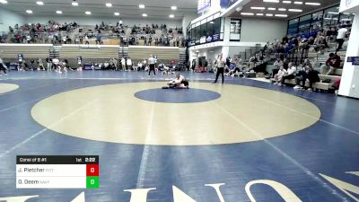 157 lbs Consi Of 8 #1 - Jack Pletcher, Pittsburgh vs Devon Deem, Navy