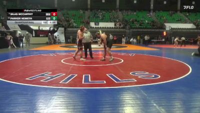 1A-4A 285 Quarterfinal - Parker Nemeth, Alexandria HS vs Silas Mccarthy, Brooks