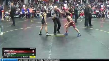 64 lbs Semifinal - Jamie Knoll, Michigan Center Young Cardinals vs Damien Tripp, Mid Mitten WC