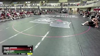 121 lbs Quarterfinals (8 Team) - Kalani Khiev, Glenbard North vs Kaisen Johnson, Chatfield