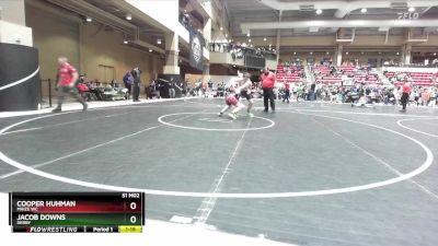 140 lbs Semifinal - Cooper Huhman, Maize WC vs Jacob Downs, Derby