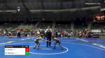 85 lbs Semifinal - Kiah Locust, Cowboy WC vs Whitley Wilscam, Andover WC