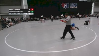 126 lbs Champ. Rd Of 64 - Garett Bruner, Immortal Athletics WC vs Carsen Hanshaw, Beatrice Wrestling Club