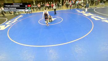 126 lbs Cons. Round 4 - Tyler Lachenberg, Unattached vs Isaac Thomson, Antioch