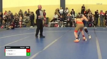 125 lbs Round 1 - Tiberius Byam, Blaine Wrestling Association vs Cash Carter, Pinnacle Wrestling Club