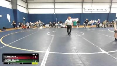 77-89 lbs Round 4 - Carter Beason, Fighting Squirrels vs Ethan Dean, Hawk Wrestling Club