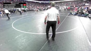 D3-132 lbs Semifinal - Cale Quaintance, Marathon vs Izaiah Sanchez, Shiocton