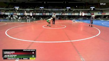 126 lbs Placement (16 Team) - Jacob Eachus, West Deptford vs Logan Katz, Battlefield