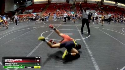 80-84 lbs Round 3 - James Potts, Westshore Wrestling vs Seth Hollerman, Bad Karma