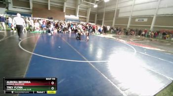 52 lbs Cons. Round 4 - Trey Flynn, Champions Wrestling Club vs Aurora Becerra, Maximus Wrestling