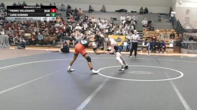 141 lbs Semifinal - Luke Koenen, Augustana (sd) vs Pedro Velazquez, Minnesota State Moorhead