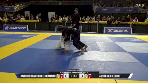 Raynen Esteban Kainalu Calamayan vs Aayden Jace Redshirt 2026 Pan Kids Jiu-Jitsu IBJJF Championship