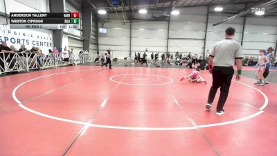 90 lbs Rr Rnd 3 - Anderson Tallent, Rabbit Wrestling Club - MS vs Weston Cipriani, Silo - MS