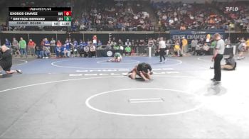 D 1 175 lbs Champ. Round 1 - Greyson Bernard, Lafayette vs Exodos Chavez, Riverdale