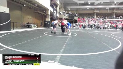 Round 2 - Hayden McCorgary, Ark City vs Broden Dickman, MWC