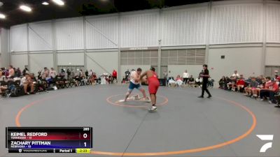 285 lbs Round 3 (8 Team) - Keimel Redford, Tennessee vs Zachary Pittman, Nebraska