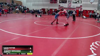 215 lbs Cons. Round 4 - Roberto Hernandez, Adrian Area vs Lucas Potter, Buffalo