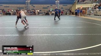 120 lbs Cons. Round 2 - Michael Holmes, West Nottingham Academy vs Gemariah Griffin, Boys` Latin School
