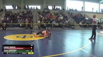 197 lbs Champ. Round 1 - Keevon Berry, Centenary University (New Jersey) vs Caleb Tuttle, Elmira College