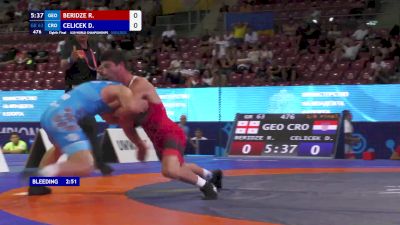 63 kg 1/8 Final - Romeo Beridze, Georgia vs Domagoj Celicek, Croatia